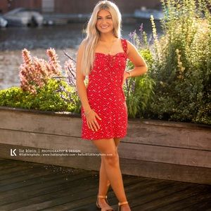 pretty little thing floral dress